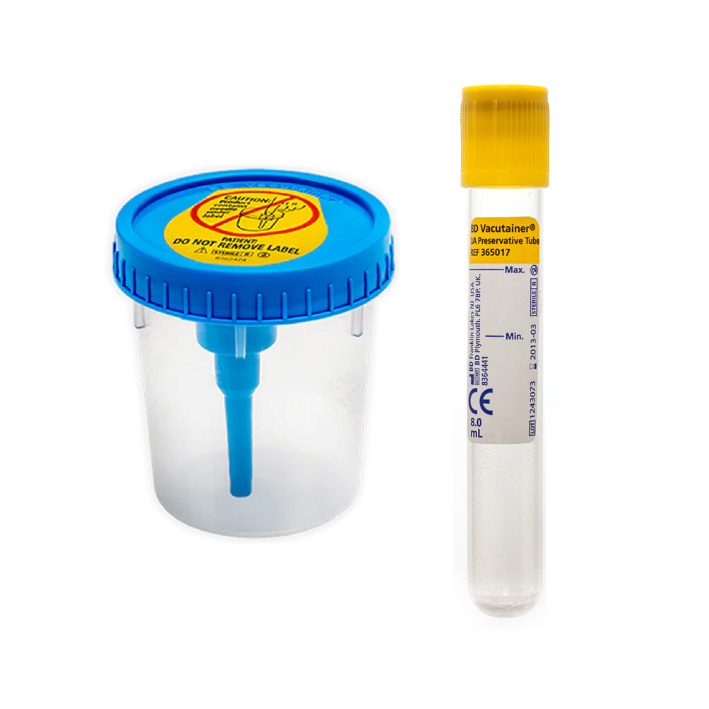 Urinalysis cup And 10mL BD Vacutainer Urine Collection Tube(Yellow)