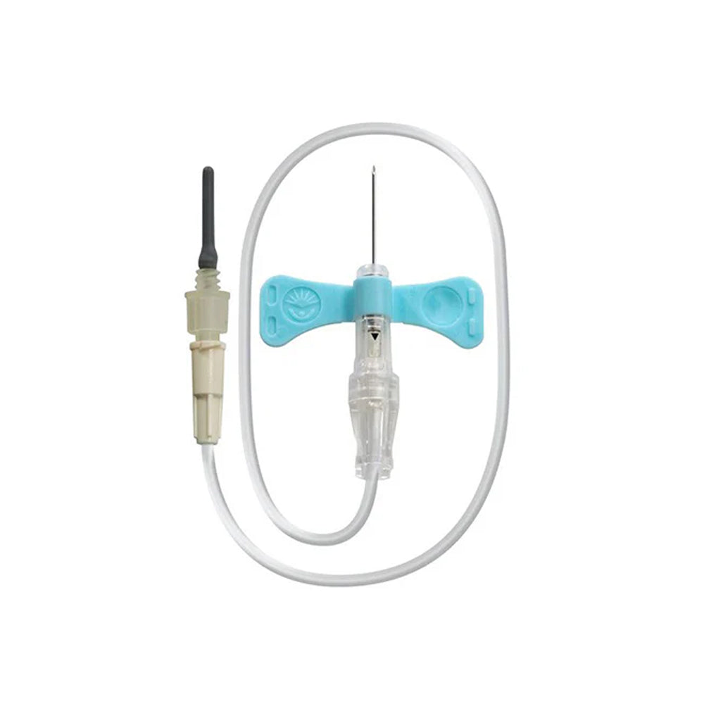 7" BD Vacutainer Push Button Blood Collection Set (Light Blue)