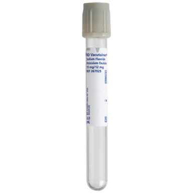 3mL BD Blood Collection Tubes Vacutainer with Plain Closure (Light Gray)