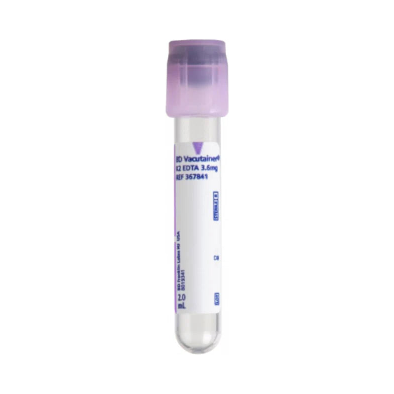 2mL BD Vacutainer Blood Collection Tubes with K2EDTA (Lavender)