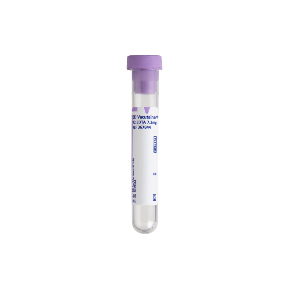 4mL BD Vacutainer Blood Collection Tubes with Conventional Closure (Lavender)