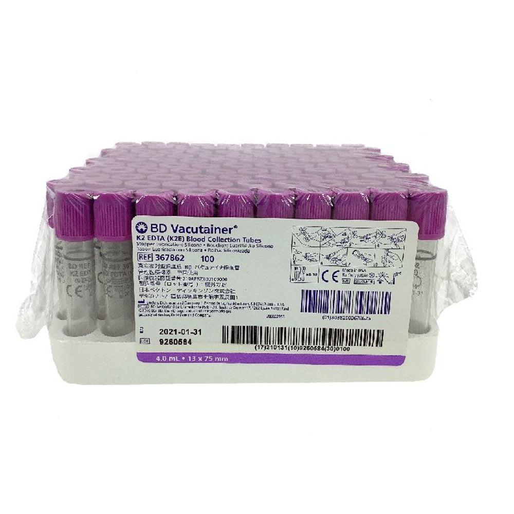 4mL BD Vacutainer Blood Collection Tube With Edta (Lavender)