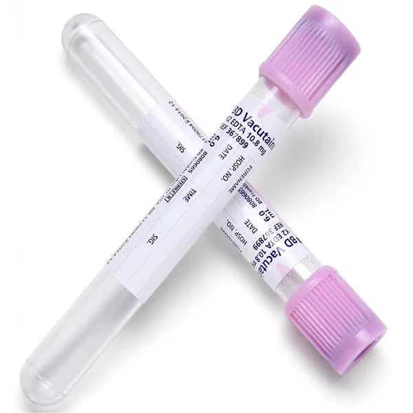 6mL BD Vacutainer Blood Collection Tubes with K2EDTA (Pink)