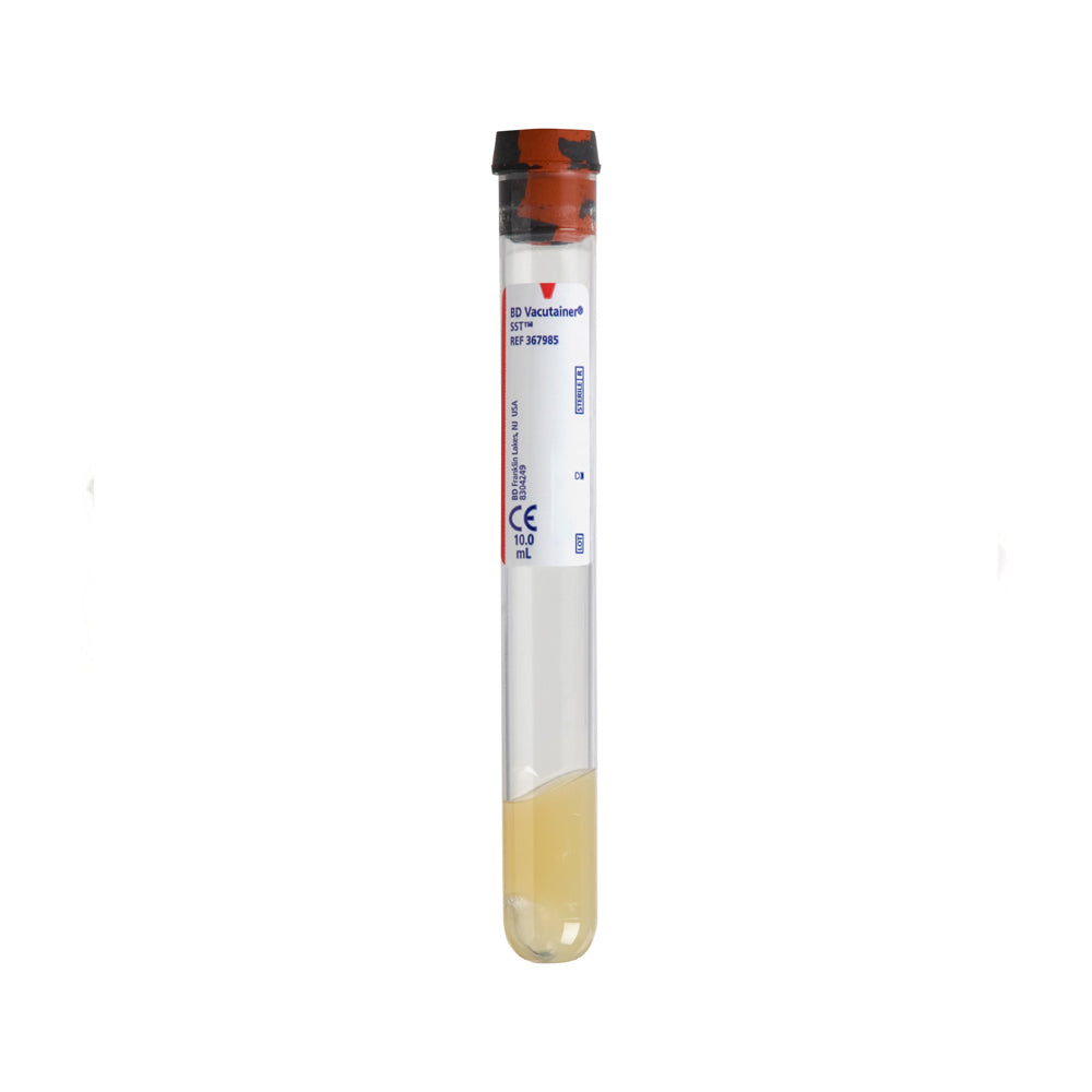 10mL BD Vacutainer Blood Collection Tubes (Red/Gray)