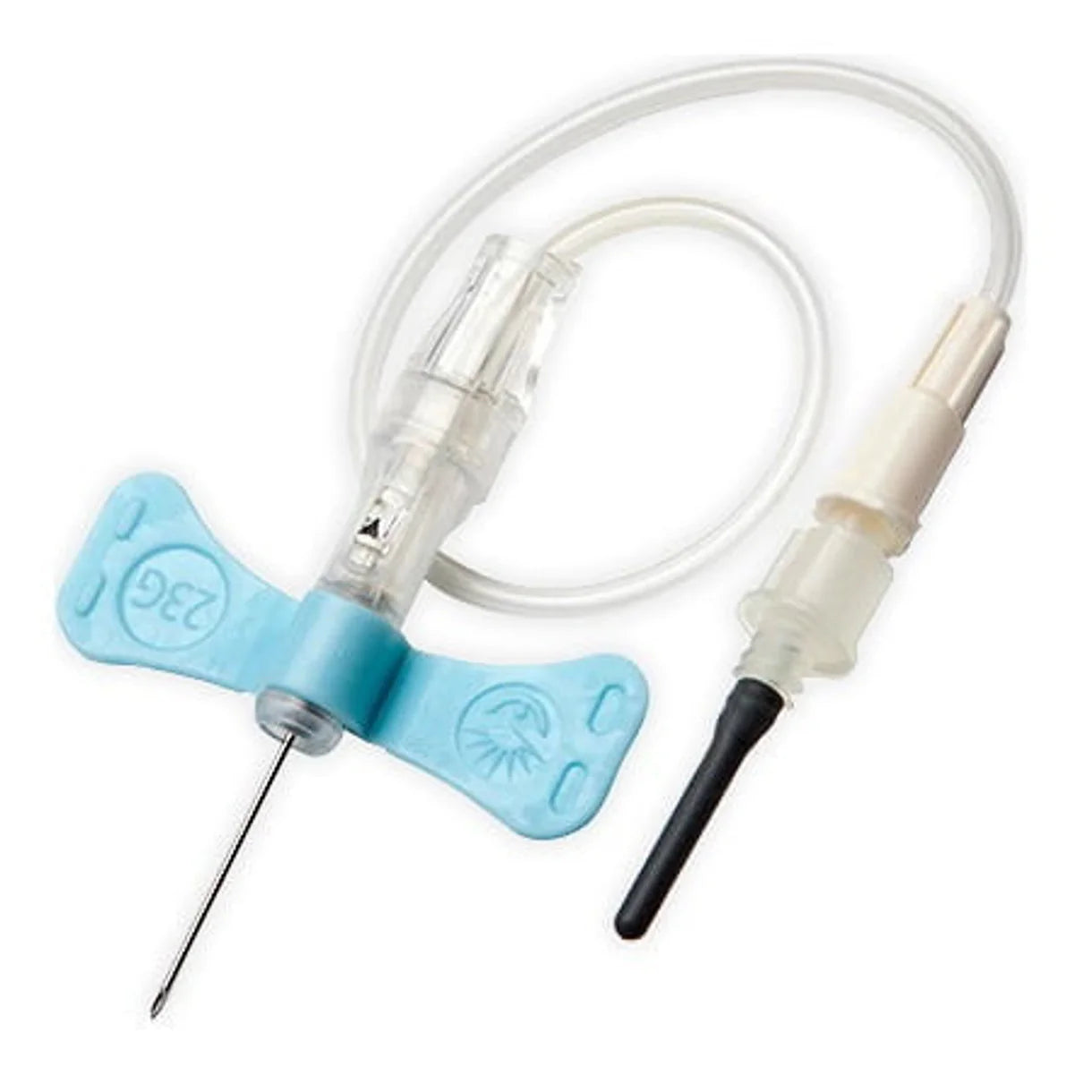 12" BD Vacutainer Push Button Blood Collection Sets (Light Blue)