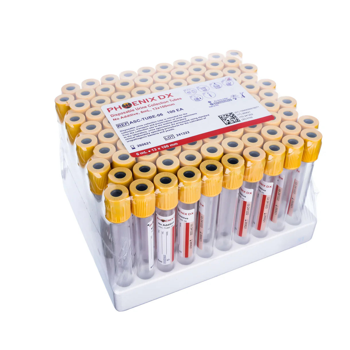 6 mL Urine Tubes - Case of 100